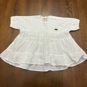 NWOT Fith (Japanese Clothing Brand) Toddler White T-Shirt Blouse 90 cm